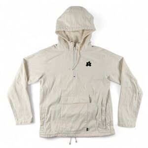 Converse Hoodie Mens S Cream Pullover Golf Le Fleur Tyler the Creator Anorak